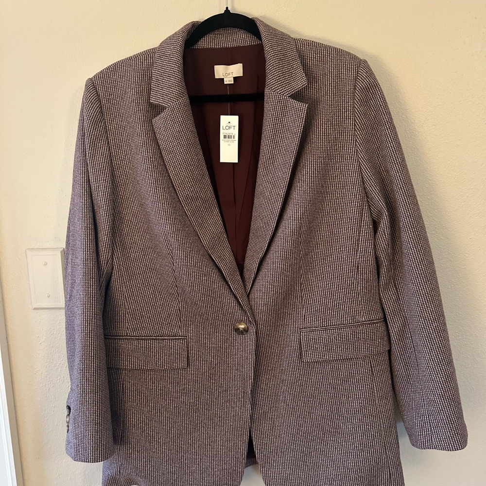 Loft Women's Purple Blazer